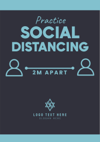 Social Distancing Poster Design