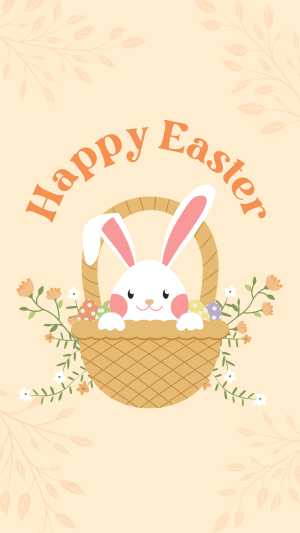 Modern Easter Bunny Facebook story Image Preview