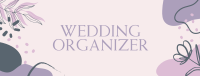 Abstract Wedding Organizer Facebook Cover Design