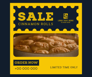 Cinnamon Rolls Sale Facebook post Image Preview