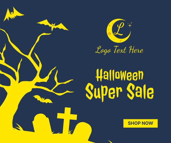 Halloween Super Sale Facebook Post Design Image Preview