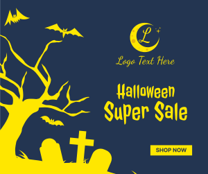 Halloween Super Sale Facebook post Image Preview