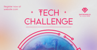 Minimalist Tech Challenge Facebook Ad Design