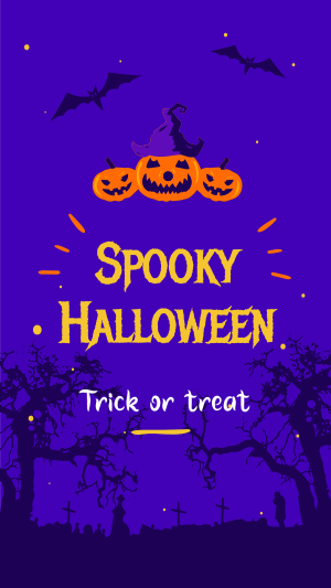 Spooky Halloween Instagram story Image Preview