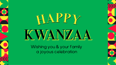 Celebrate Kwanzaa Facebook event cover Image Preview