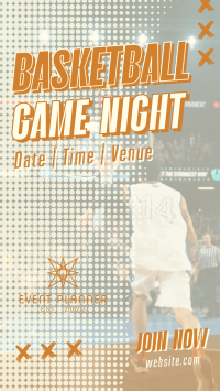 Basketball Game Night Instagram Story Design