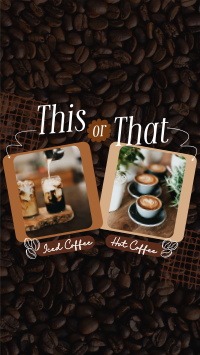 This or That Coffee YouTube short Image Preview