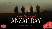 Silhouette Anzac Day Video Image Preview