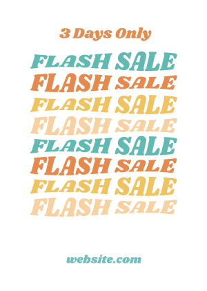 Flash Sale Warp Poster Image Preview