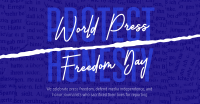 World Press Freedom Facebook Ad Design