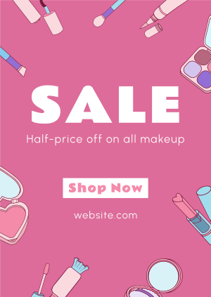 Makeup Sale Poster Image Preview