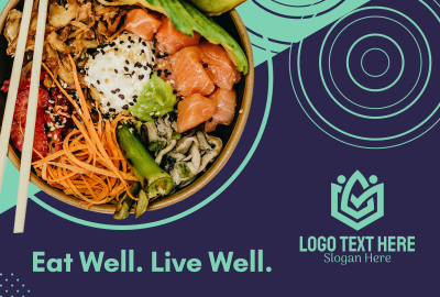 Healthy Food Sushi Bowl Pinterest board cover