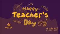 Teachers Day Greeting Facebook event cover Image Preview