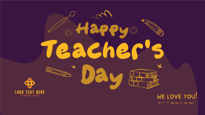 Teachers Day Greeting Facebook event cover Image Preview