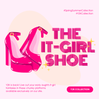 It Girl Shoe Instagram Post Design