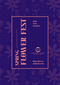 Flower Fest Poster Image Preview