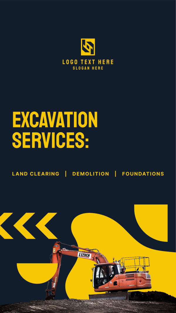 Excavation Services List Instagram Story Design Image Preview