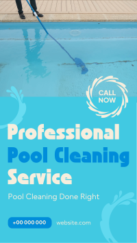 Pool Cleaning Service Facebook story Image Preview