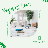Yoga At Home Instagram post Image Preview