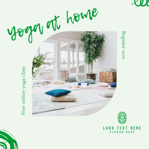 Yoga At Home Instagram post Image Preview