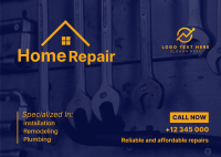 Home Maintenance Repair Postcard Image Preview
