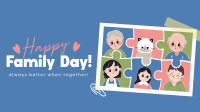 Adorable Day of Families Facebook event cover Image Preview