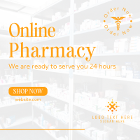 Online Pharmacy Instagram Post Design