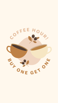 Buy 1 Get 1 Coffee Instagram story Image Preview
