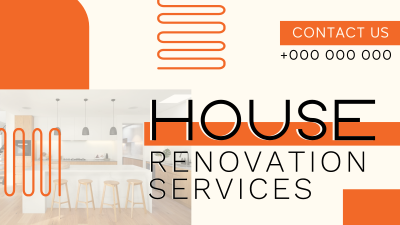 Geometric Blocks House Renovation Facebook event cover Image Preview