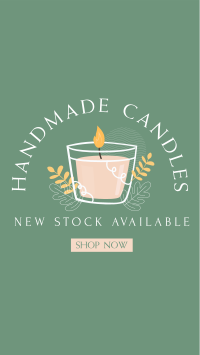 Available Home Candle  Facebook Story Design