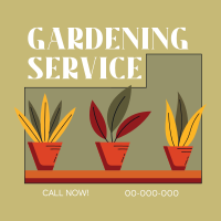 Gardening Professionals Instagram Post Design