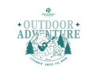 Outdoor Adventure Camping Postcard Image Preview