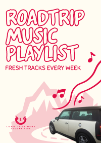 Roadtrip Music Playlist Poster Image Preview