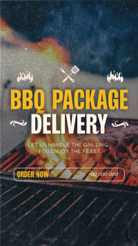 Barbecue Package Delivery Facebook Story Preview