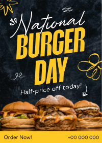 National Burger Day Flyer Image Preview