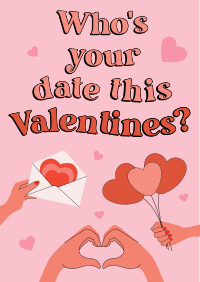 Who’s your date this Valentines? Flyer Design