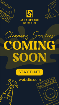 Coming Soon Cleaning Services TikTok Video Image Preview