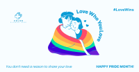 Love Who You Love Facebook Ad Image Preview
