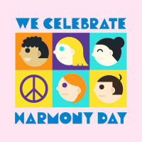 Tiled Harmony Day Instagram Post Design