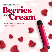 Berries and Cream Instagram Post Design