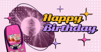 Retro Birthday Greeting Facebook ad Image Preview