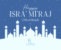 Isra' Mi'raj Spiritual Night Facebook post Image Preview