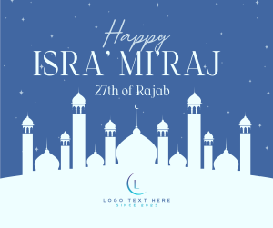 Isra' Mi'raj Spiritual Night Facebook post Image Preview