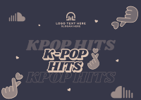 K-Pop Hits Postcard Image Preview