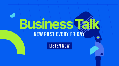 Business Podcast Facebook event cover Image Preview