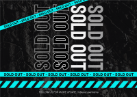 Sold Out Update Postcard Design