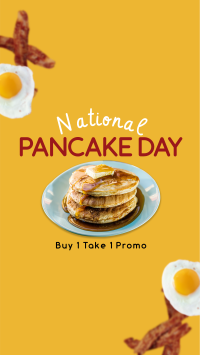 Breakfast Pancake Facebook Story Design