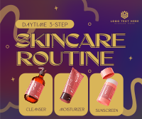 Daytime Skincare Routine Facebook post Image Preview