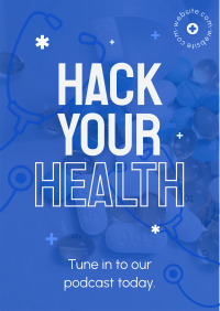 Modern Health Podcast Flyer Design