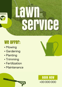 Lawn Care Professional Poster Design